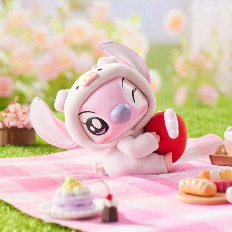 Disney Lilo & Stitch Series Animal Party Blind Box Fluffy Figurine Cute Collectible Decor Perfect for Display or Gifting Random Surprise Set Holiday Halloween Christmas Gift for Kids Bedroom