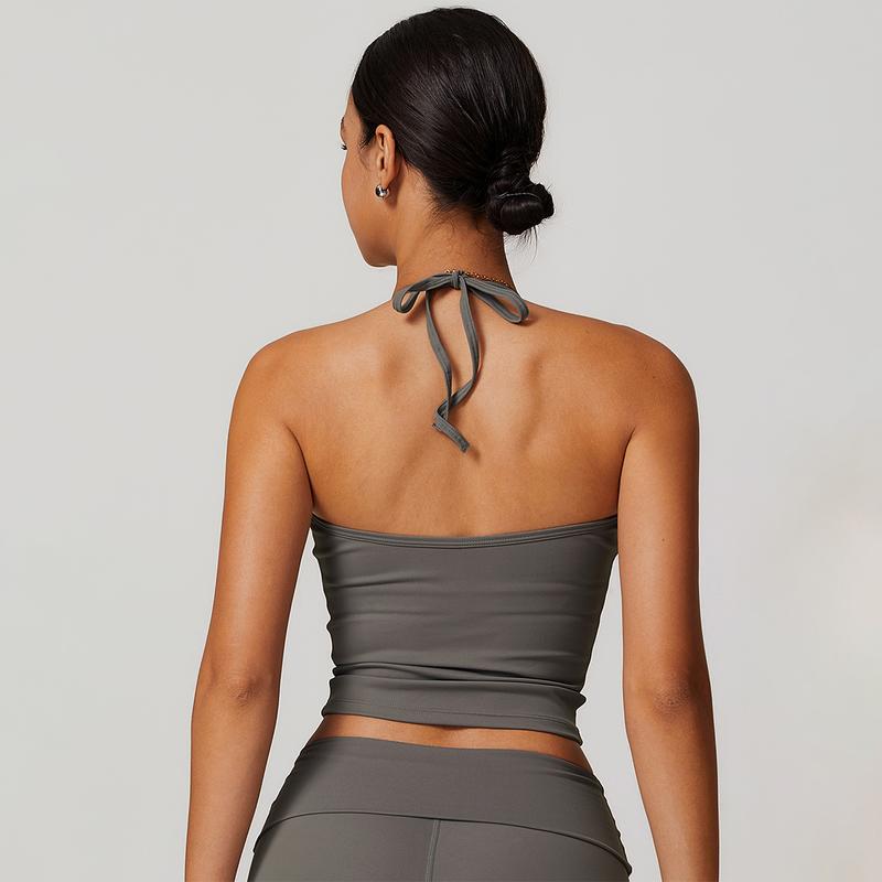 MASKERT Women's Yoga High Elasticity Tank Top Buttery Soft Home Commuting Activewear for Yoga Gym & Fitness