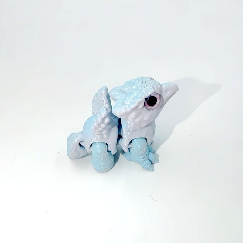 3D Printed Toy Griffin Wings Small Animal Jointed Simulation Fun Ornament Creative Handmade Model, Unique Collectible Decorative Piece
