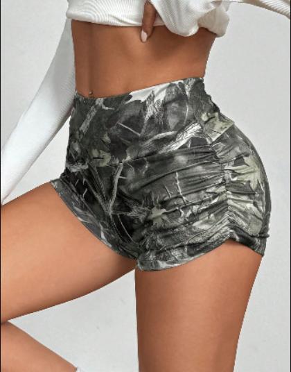 Women's Summer 2 Piece Set Chic Crop Tee & High Waist Shorts Matching Set Perfect for Vacation Daily Outdoorfun Fabric Fit Suits