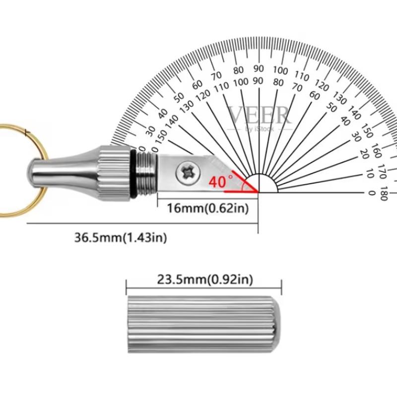 4-In-1 Pocket Mini Tool Set, Edc Portable Multi-Tool Kit, Multifunctional Tool, Compact Design for Daily Use & Emergency Preparedness, Durable Construction, Keychain Portability