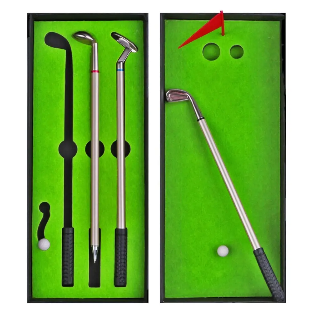 Golf Ball Pen Desktop Game, Fun Gift for Golfers, Colleagues, Bosses, Perfect Present for Office Humor, Unique Desk Accessory