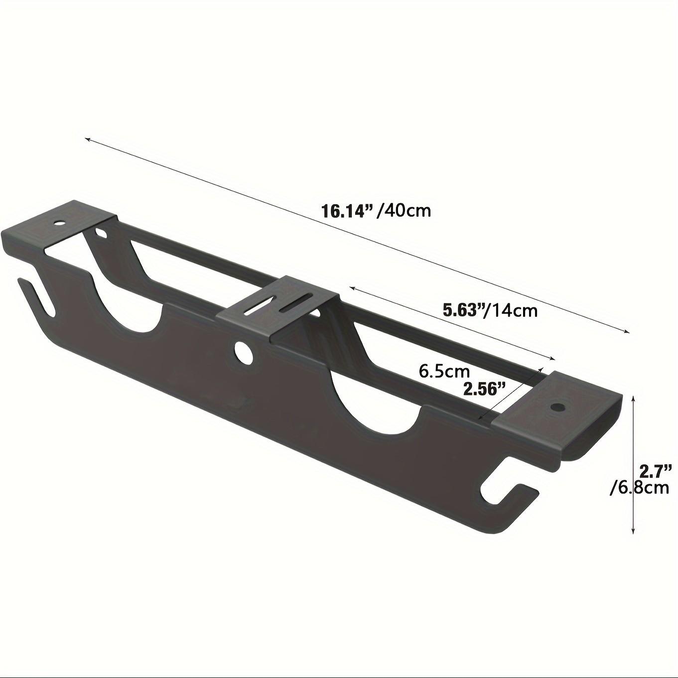Angle Grinder Holder, 1 Bay Angle Grinder Rack/stand with Cord Hanger, Wall Mount Bracket for Cutters Polishers, Garage and Workspace Storage