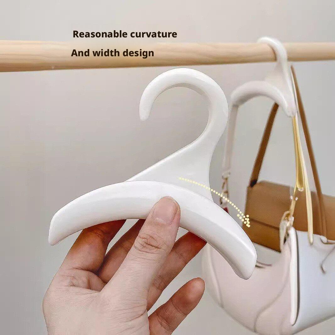 10-Pack Bag Hooks, Invisible Hook Japanese Arched Bag Rack, Jewelry Holder, Entryway Hat Scarf Organizer, No Trace Hooks