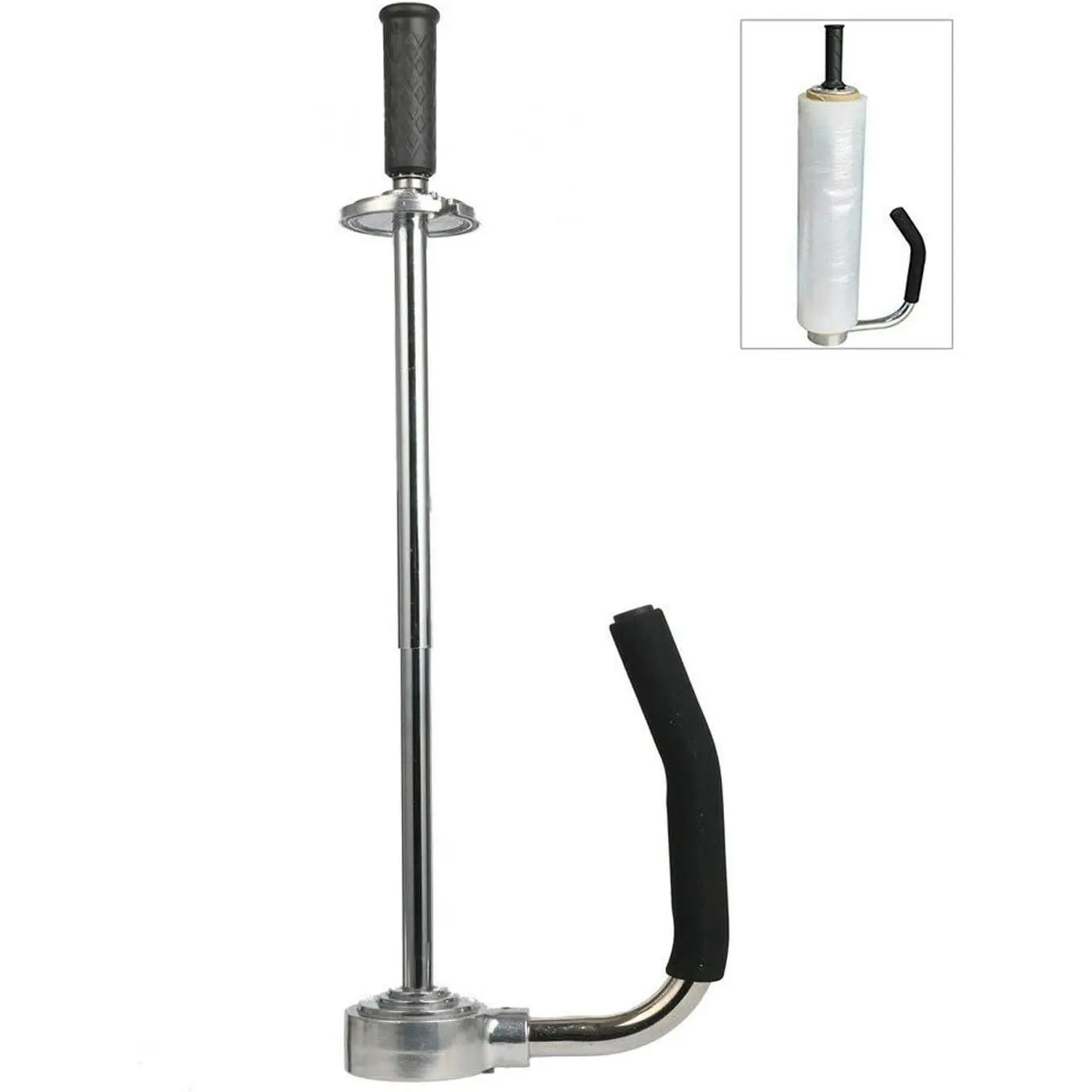 Pallet Stretch Film Packing Machine Shrink Wrap Dispenser Holder, Adjustable Height from 12-20 inch (Upgraded Version)
