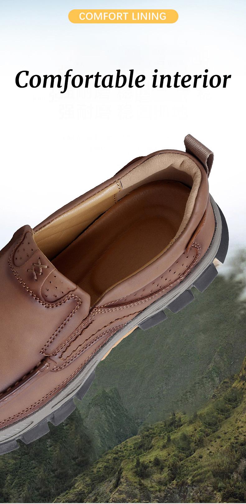 Men's Casual Slip On Fashion Loafers, Athletic Outdoor Style, Breathable Lightweight Non-Slip, Microfiber Leather, Plus Size, Outdoor Walking Athletic Shoes