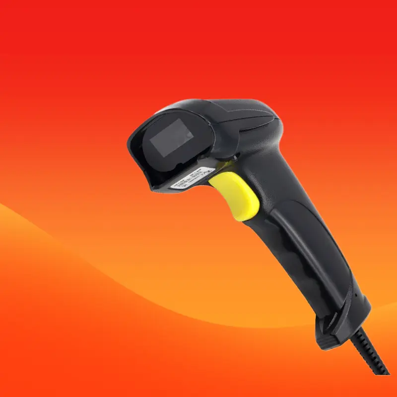 Laser Barcode Scanner 1D 2D Bluetooth Wireless Barcode Scanner Wired for Express Logistics