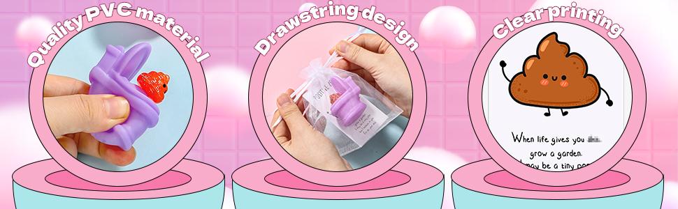 April Fools Mini Positive Poop Funny Employee Appreciation Gifts Resin Stress Relief  Supplies with Inspirational Card  Office Pranks Thank You Gift for Coworkers Teacher Easter Basket Stuffers Spring Party Favors