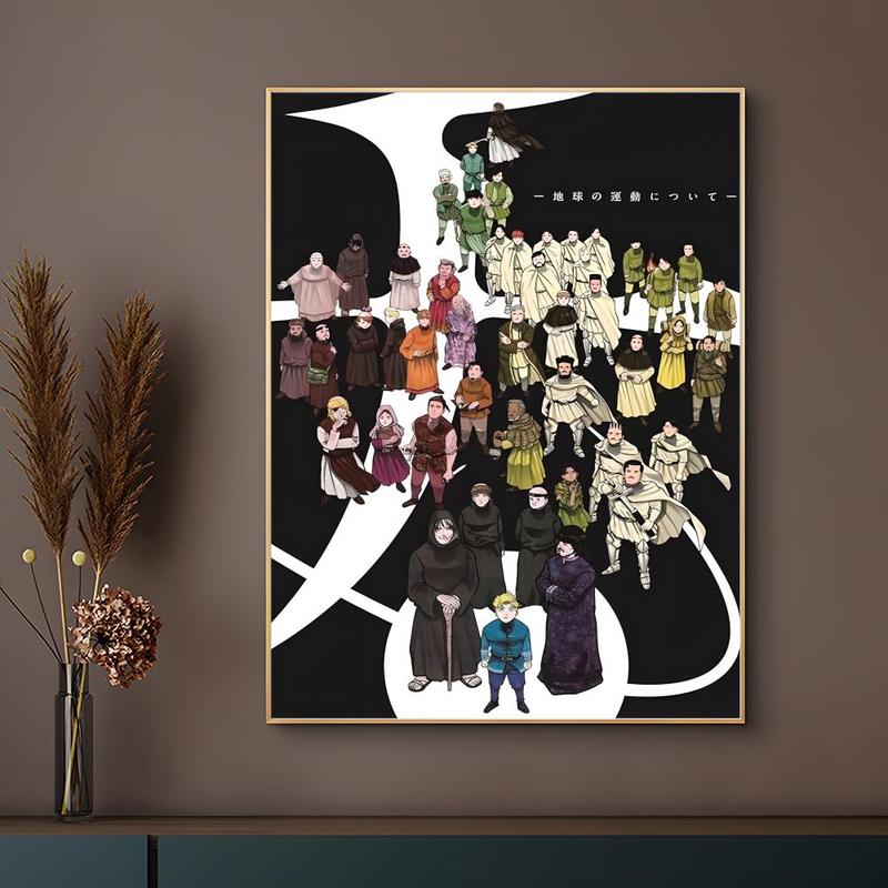 Trendy OOrb On the Movements of the Earthew Poster HD Heavy-Duty Self-Stick Waterproof Wall Decor Tool-Free Install Durable & Reusable Conceals Wall Flaws Elevates Home Style Perfect for Living Room Bathroom & Kitchen Easy Apply & Remove