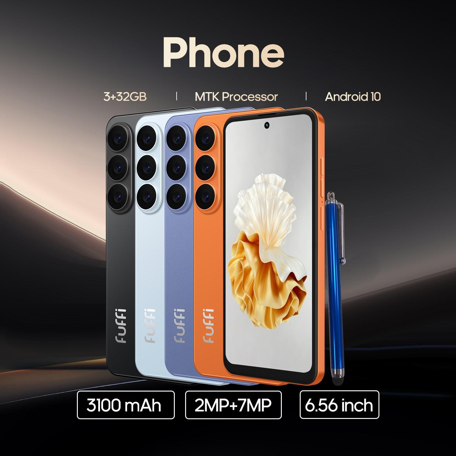 FUFFi-S26 Pro Android Smartphone, Octa-Core Processor, 6.56-Inch Display, 3+32GB Storage, 4g Network, Dual Sim, 3100mah Battery