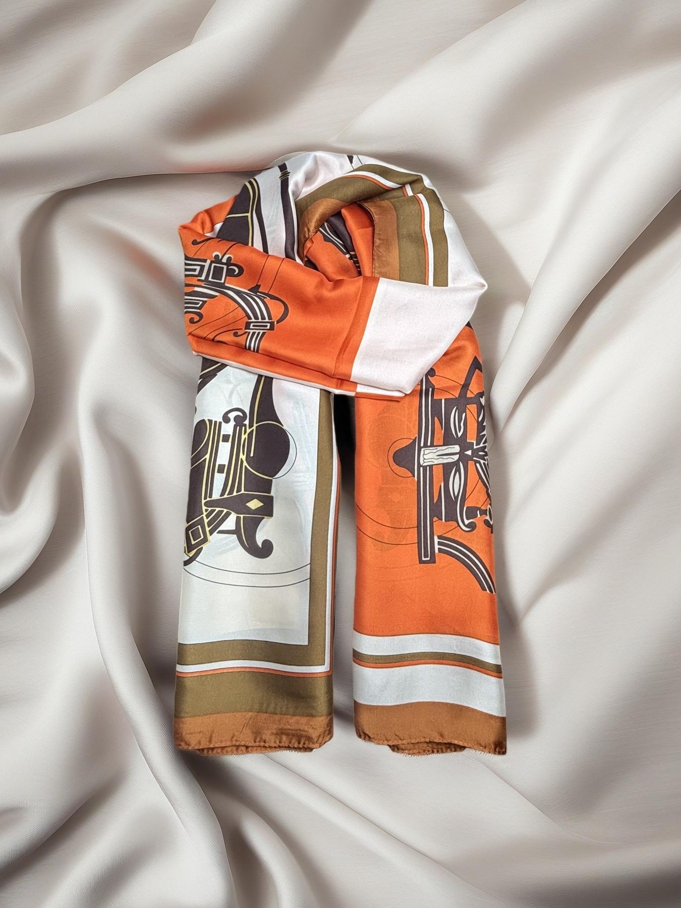 Women's Silk Texture Scarf, Lightweight Multi-Purpose Sun Protection Shawl, Perfect for Beach and Travel, Fashionable Versatile Accessory