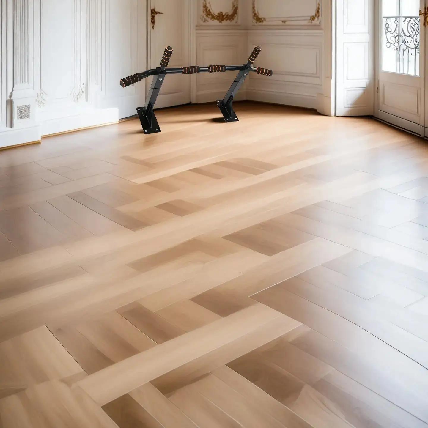 All-Season Doorway & Wall Mounted Pull Up Bar, Space Saving Fitness Bar, Dual-Purpose for Home & Commercial Use, Adjustable Hanging Chin Up Bar No Independent Stand