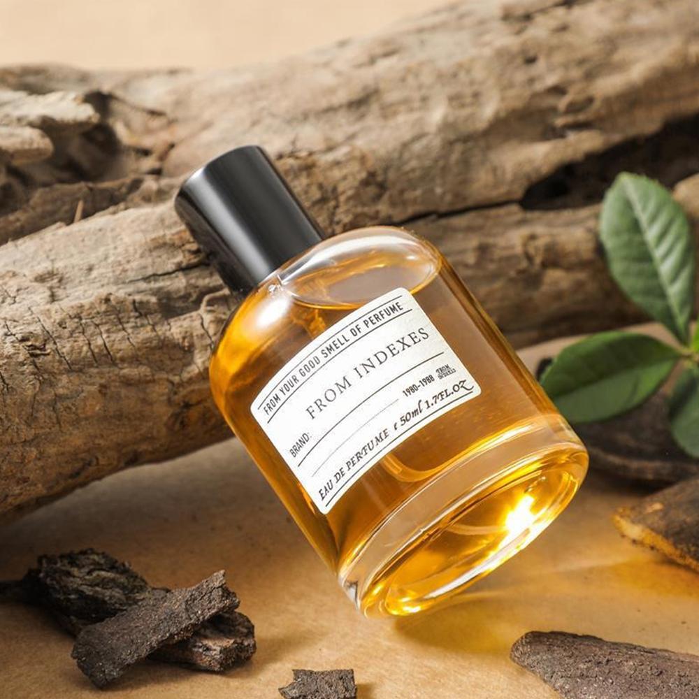 50ml Wooden Aromatherapy Perfume, Fragrance for Men and Women, Aromatic Woody Fragrance, Cozy Vanilla Bourbon Natural Essential Oil