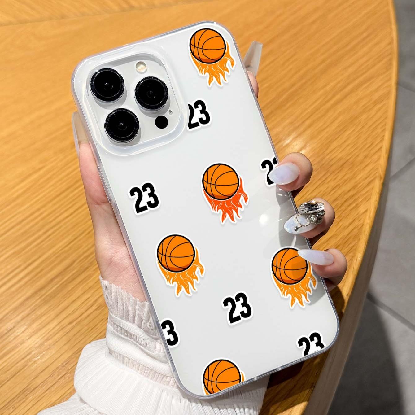 Basketball Pattern Phone Case Light PC Hard Shell for Apple iPhone 14 Pro 12 11 13 14 15 Plus Pro Max Air 13 Pro X 16 Plus