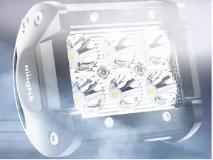 Nilight 4PCS 4 Inch 18W Spot Led Light Bars LED Work Lights Led Fog Lights Off Road Driving Lights with Off Road Wiring Harness Lightbar