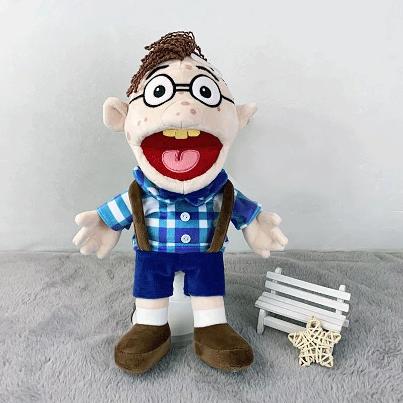 Family Hand Puppet Pet Booger Feebee Rocker Zombie Dad Mom Chef Price Police Junior Joseph Cody Penolope Open Mouth Muppet