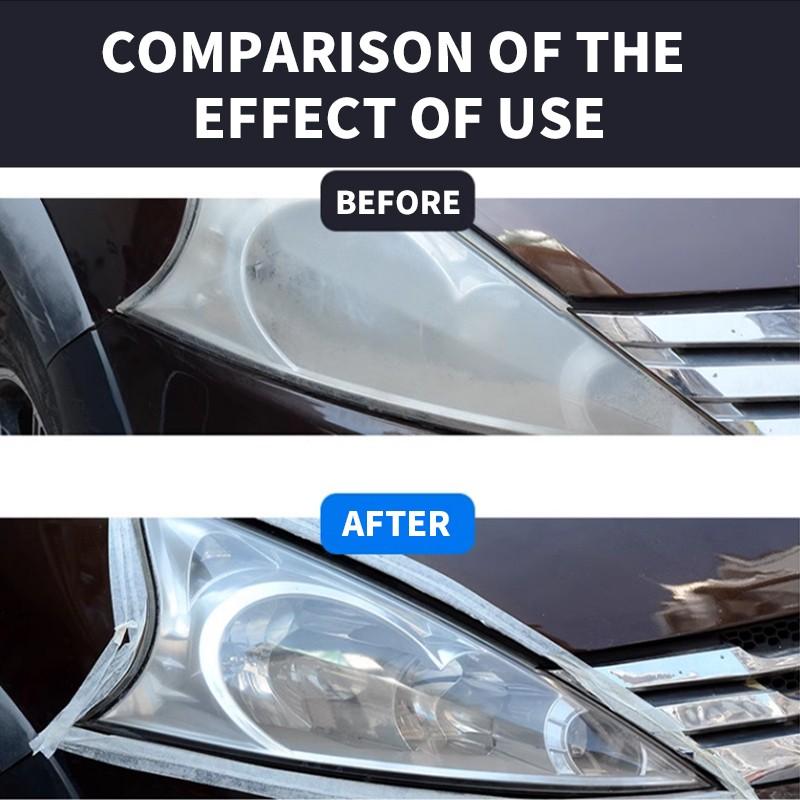 Jstree Car Headlight Restoration Liquid, Crack Scratch Repair, Lamp Cover Coating Brightening Polisher 100ML, Auto Care Essential