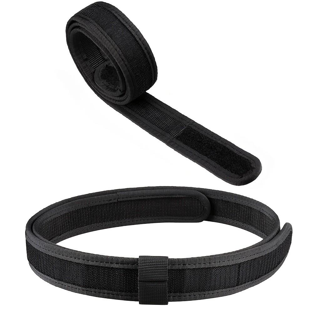 1.5 Inch Tactical Inner Belt, Hook Lining Duty Belt, Suitable for Edc, Concealed Carry, Safe, Adjustable Nylon Belt for Men
