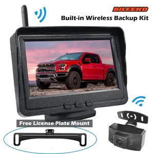 5 Inch Wireless Screen Parking Kit with Rear Camera, Easy Install Reverse Parking Aid, Eliminate Blind Spots, Complete Parking Assistance Set