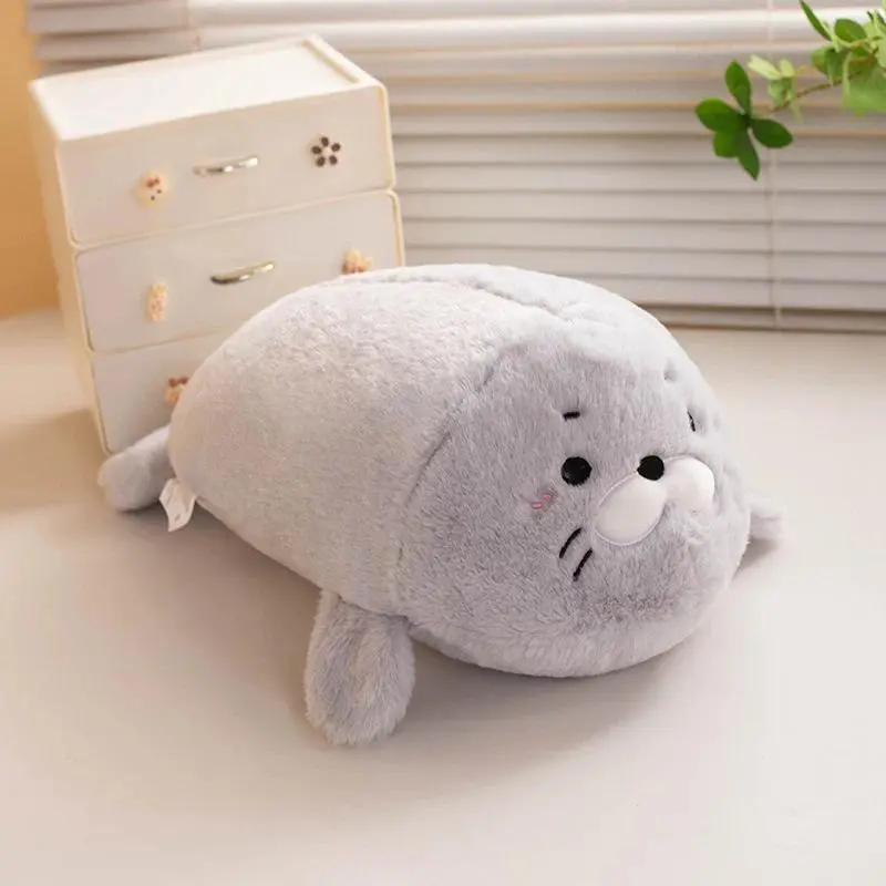 Clownfish Seal octopus Plush Pillow Mat Stuffed Sea Animals Shape Girls Boys Home Soft Pillow Cushion Home Decor Toys