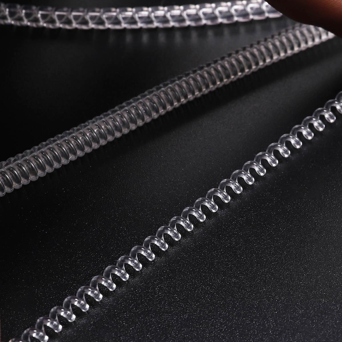 4pcs/lot Transparent Spiral Based Ring Tools Spring Coil Ring Size Adjuster Guard Tightener Reducer Resizing Tool For Jewelry