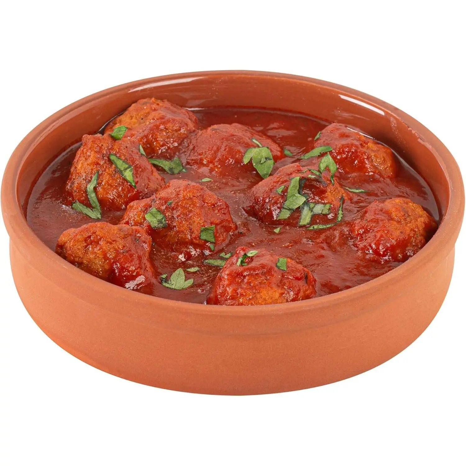 15.2 Ounce Terracotta Cazuelas, 2 Brown Glazed Clay Pots For Cooking - Oven-Ready Microwavable Dishwashable Terracotta Serving Pots For Cooking And Serving
