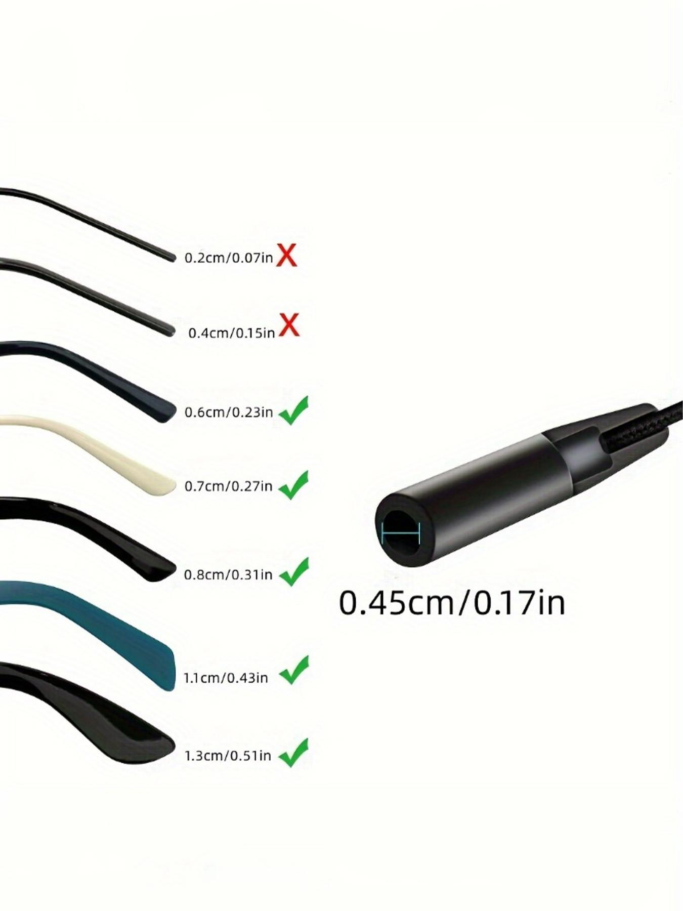 Adjustable Anti-Slip Sports Glasses Strap, Durable Nylon Material, Ideal for Running, Cycling, Gym, Travel, Men's Sport Accessories