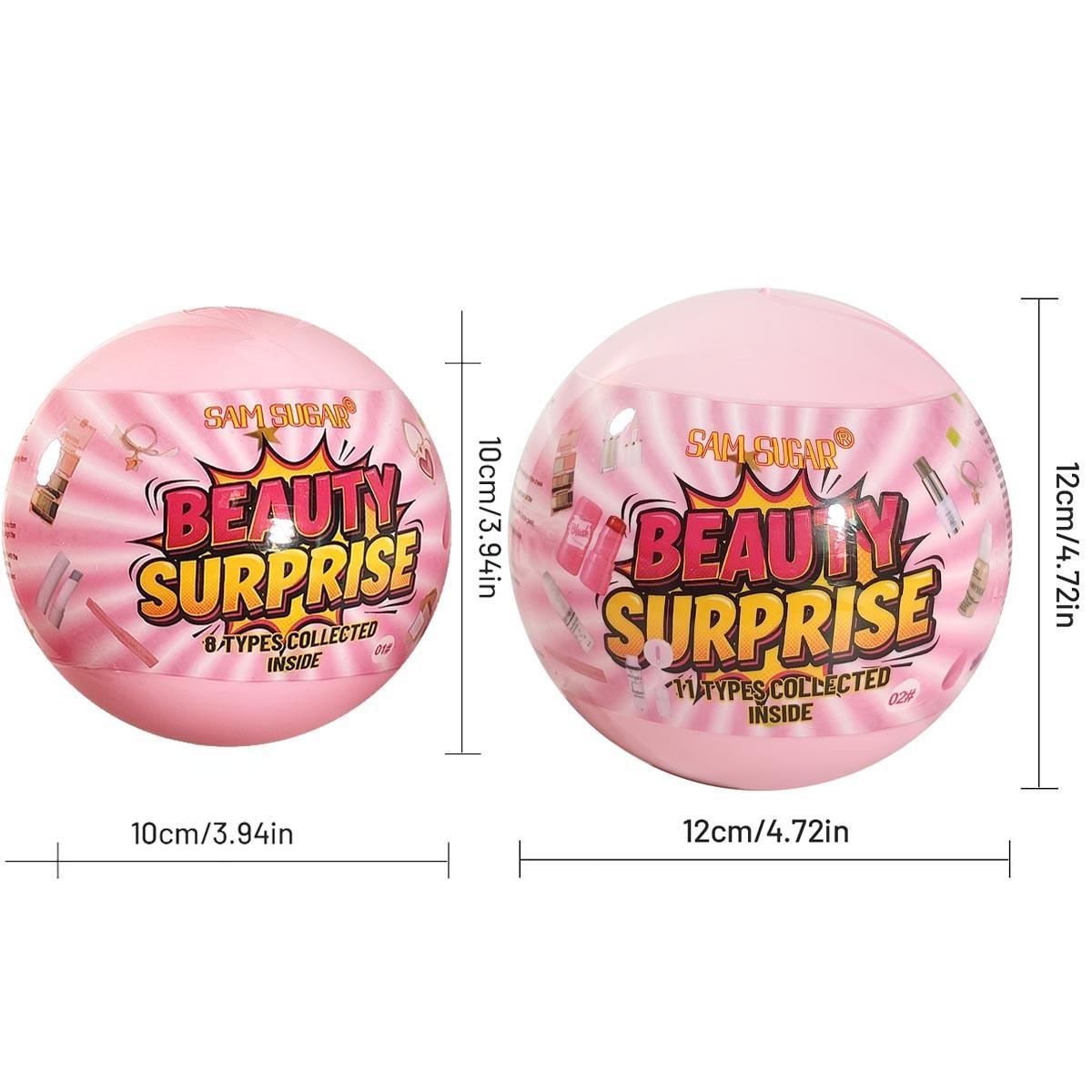 Valentine's Day Makeup Ball Set, Multi-Function Festive Beauty Kit, Perfect Gift, No Alcohol or Aerosol, Not Flammable Liquid