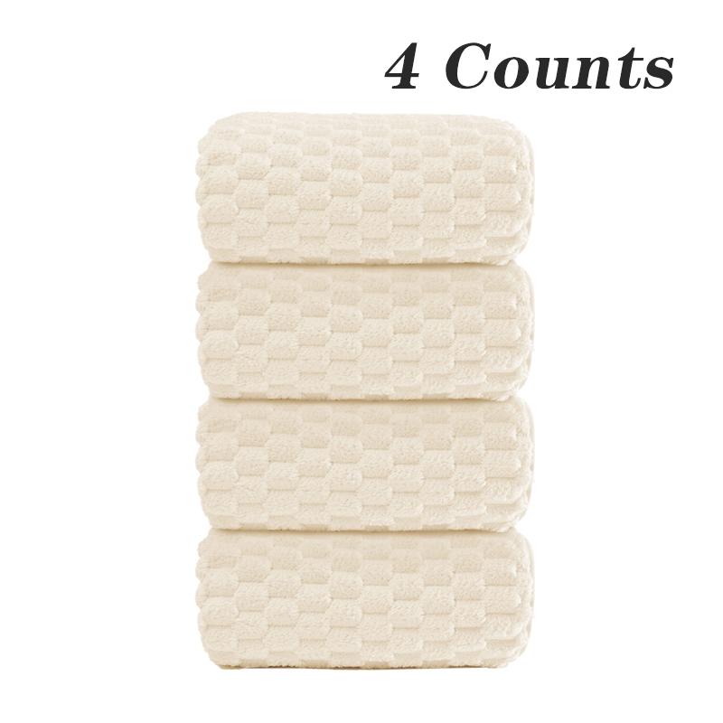 Soft Microfiber Bath Towel Set, 4 Counts/set Colorful Water Absorbent Towel, Suitable for Beaches, Bathrooms, Camping, Spas, Fast Drying, Suitable for Gym, Travel and Daily Comfort, Premium Bath Towels