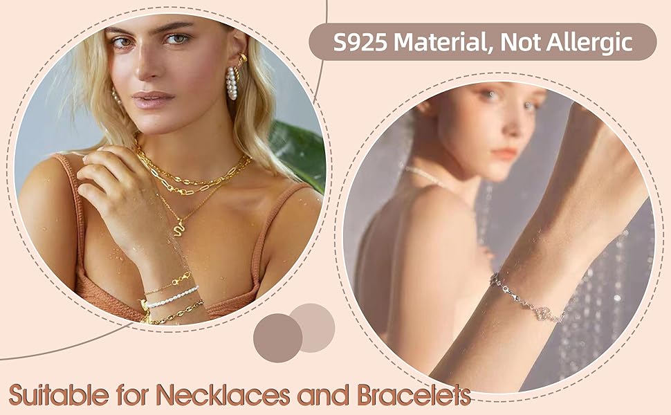 Double Lobster Clasp 925 Sterling Silver Necklace Clasp Classic Double End Design Necklace Clasps ,Necklace Extender Suitable for Jewelry Chain Double Lobster Clasp 925 Sterling Silver Necklace Clasp Classic Double End Design Necklace Clasps ,Necklace Extender Suitable for Jewelry Chain