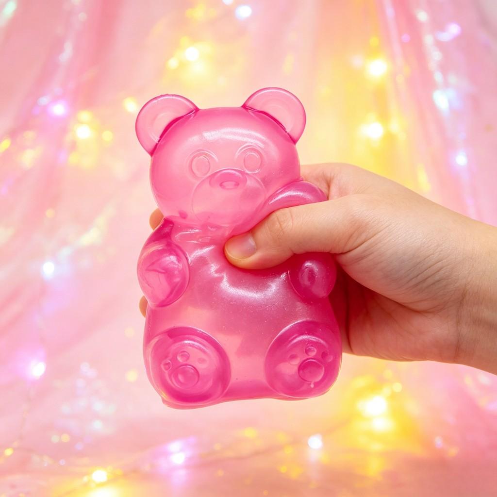 Creative Stress Relief Bear Squishy Toy, Cute Simulation Bear Dumpling, Unisex Pressure Release Fun Gift, Mtl25061208720r Model