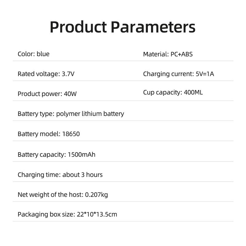 Portable 6 Blade Juicer Cup, 1 Box USB Rechargeable Juicer Blender, Fruit & Vegetable Juicer, Home Multifunction Juicer, Household Kitchen Appliances for Home Use, Gift