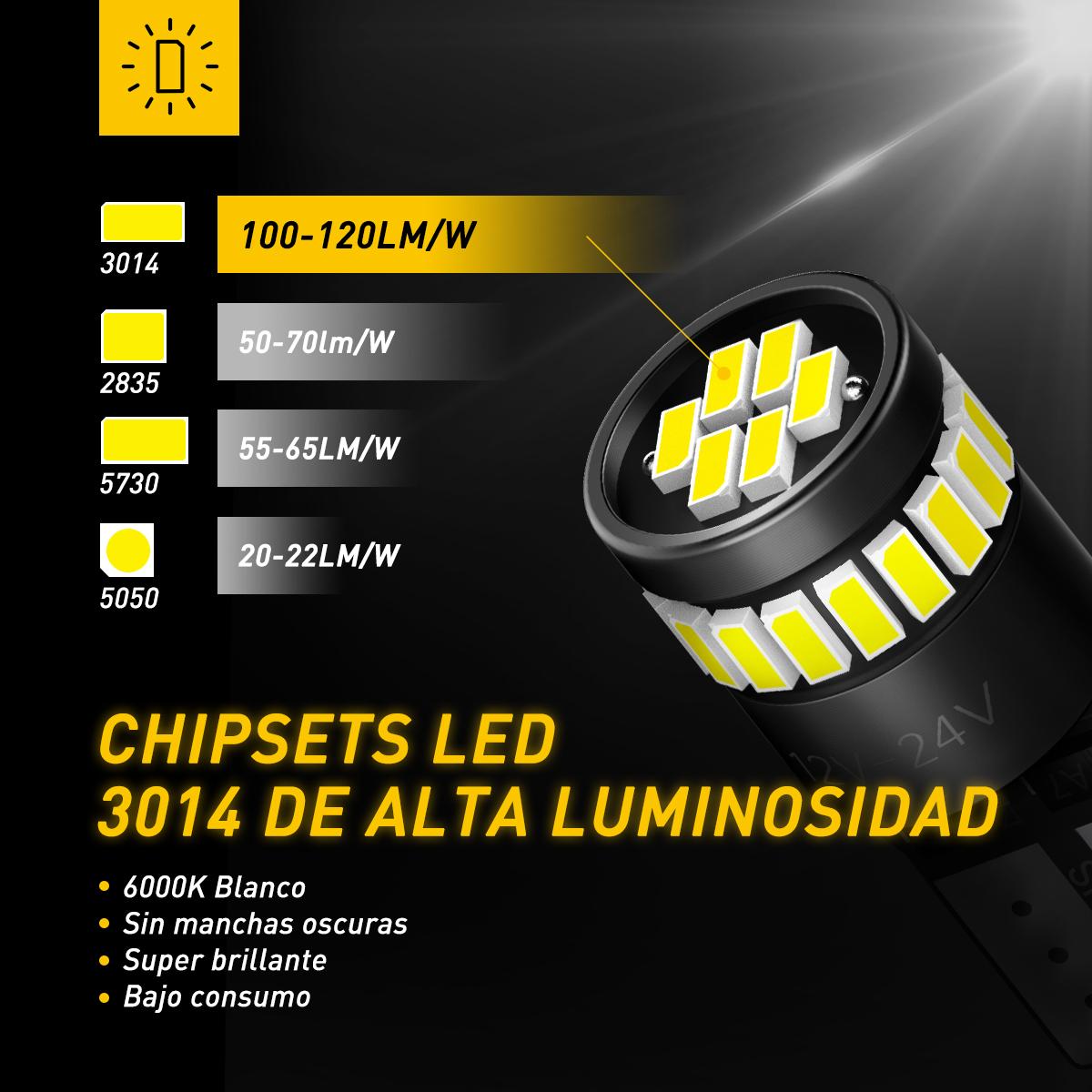 AUXITO 194 LED Bulbs for License Plate Light 168 175 2825 W5W T10 24-SMD 3014 Chipsets 6000K White, Pack of 2 AUXITO 194 LED Bulbs for License Plate Light 168 175 2825 W5W T10 24-SMD 3014 Chipsets 6000K White, Pack of 2