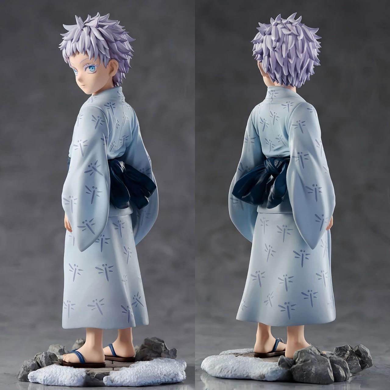 Jujutsu Kaisen Childhood Series Gojo Satoru Handmade Model Figure, Anime Collectible Statue, Five-String Wisdom Design