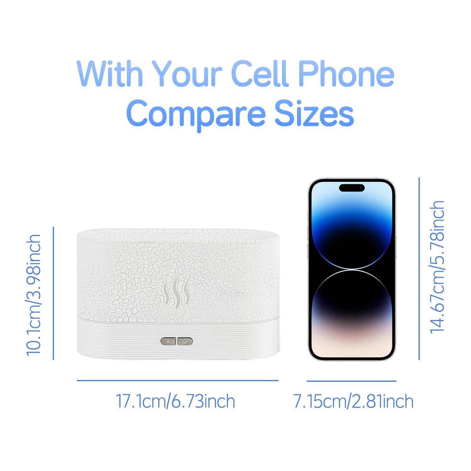 Portable Aroma Essential Oil Diffuser, USB Rechargeable Humidifier, Smart Car Aromatherapy Atomizer for Home Office Car, Fragrance Aroma Humidifier