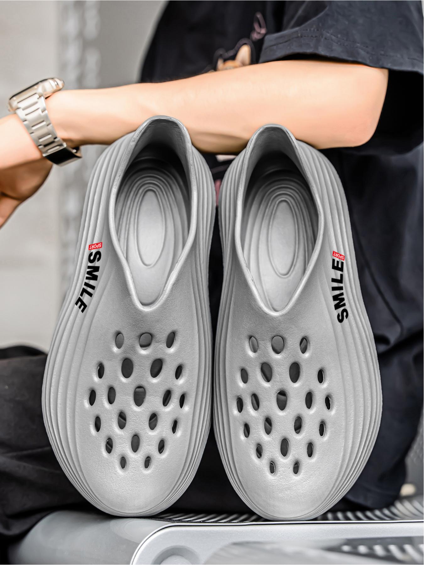 1 Pair Multi-color Trendy Clogs - Comfortable Upper + Elastic Outsole, For Summer Daily & Casual Styling, Trendy & Versatile