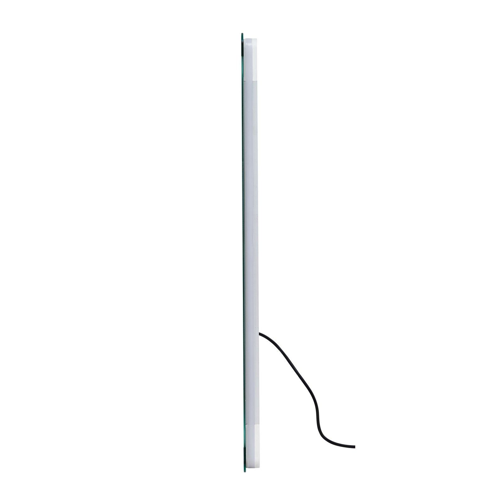VEVOR LED Bathroom Mirror, 32" x 48" LED Bathroom Vanity Mirror with Frontlit and Backlit, Anti-Fog Memory Mirror with Lights, Stepless 3 Colors Temperature Dimmable Bathroom Mirror, Wall Mounted