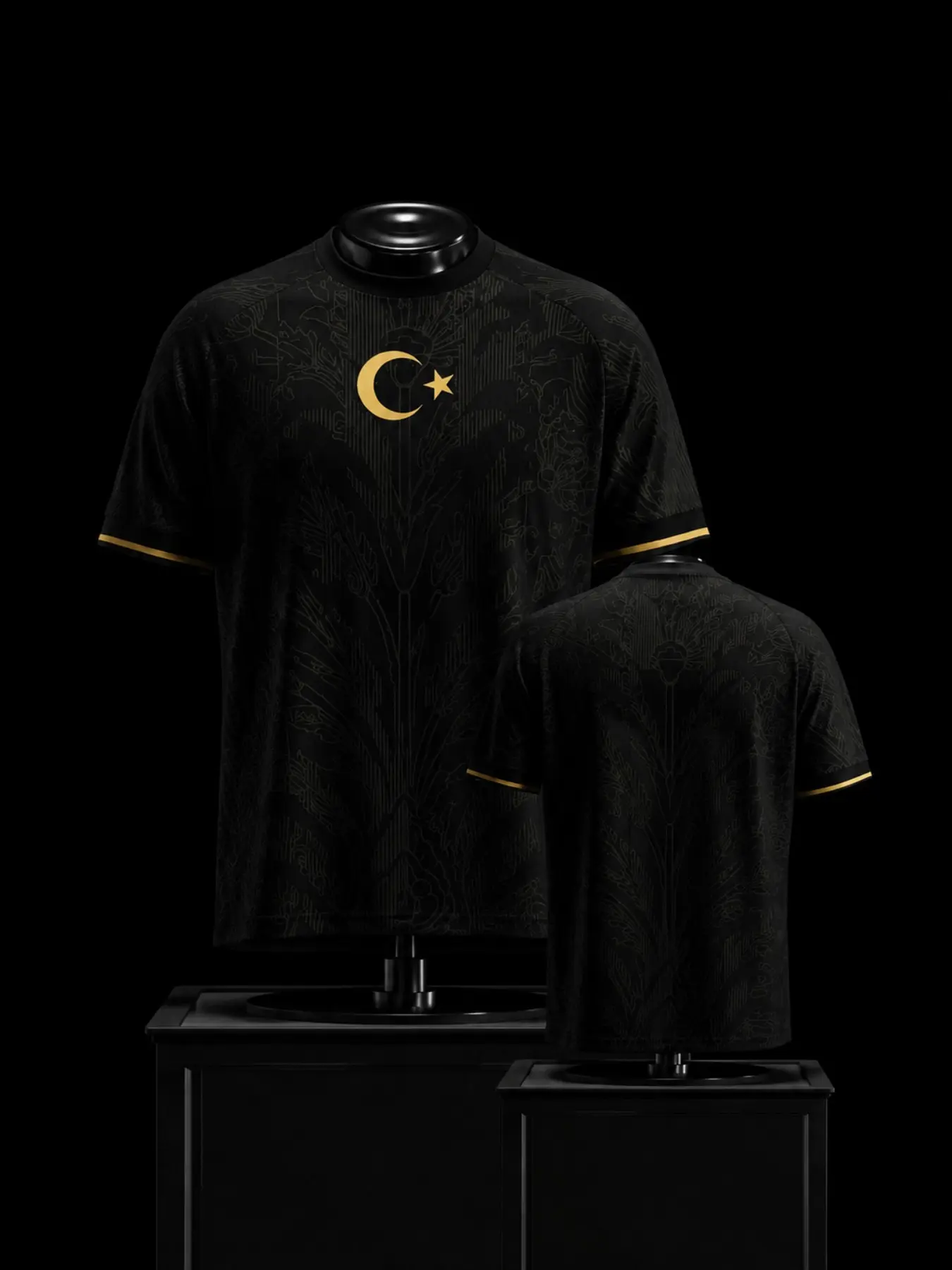 Turkish Football Jersey Special Edition 26-27, Lightweight Breathable Sports Wear, Men's Summer T-Shirt, Casual Long Sleeve Top