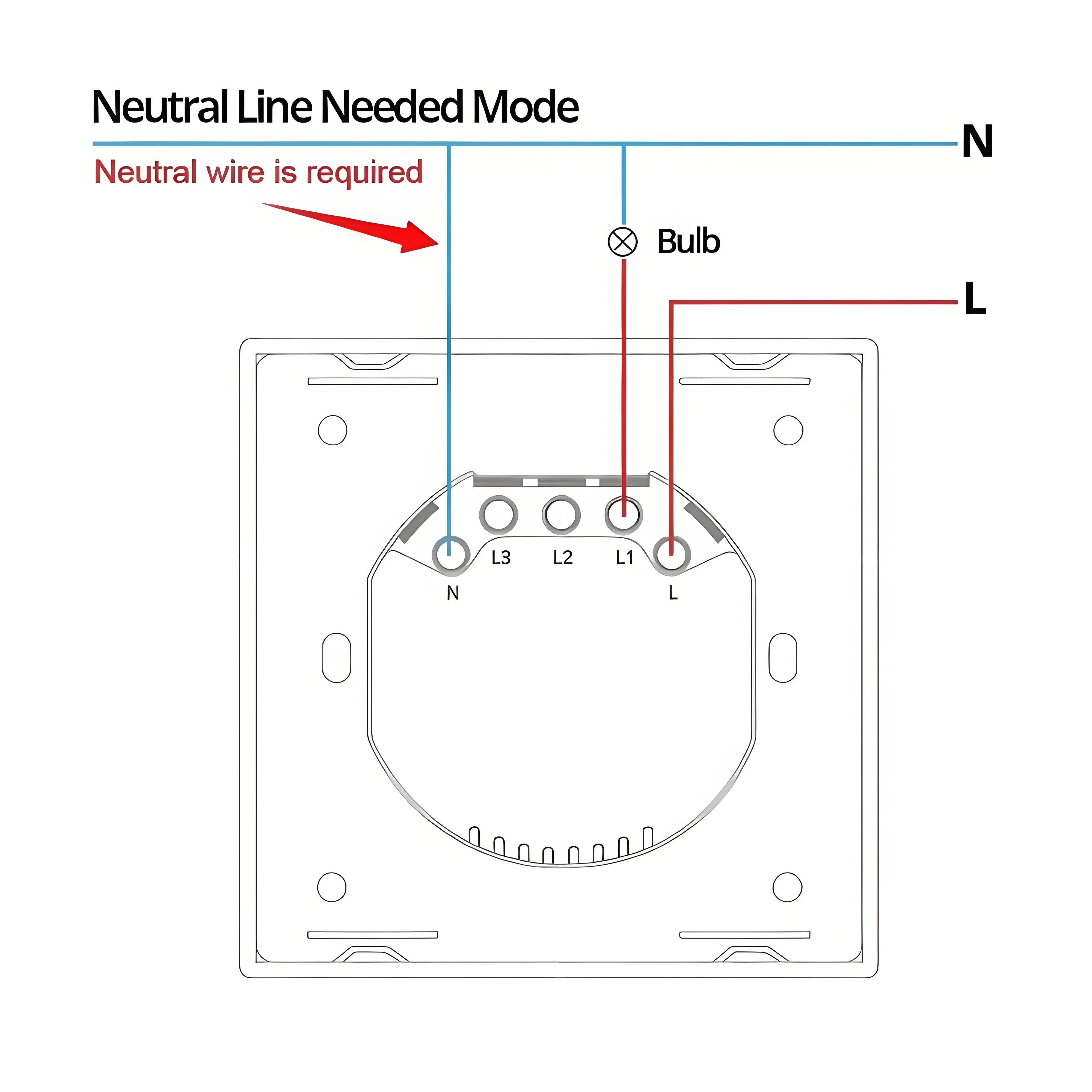 Smart WiFi Touch Dimmer Light Switch – Sleek Glass Wall Switch for Dimmable LED Lights | App, Voice, and Timer Control | Works with Alexa, Google Home & Smart Life | 110–240V Smart Lighting Controller (Neutral Wire Required
