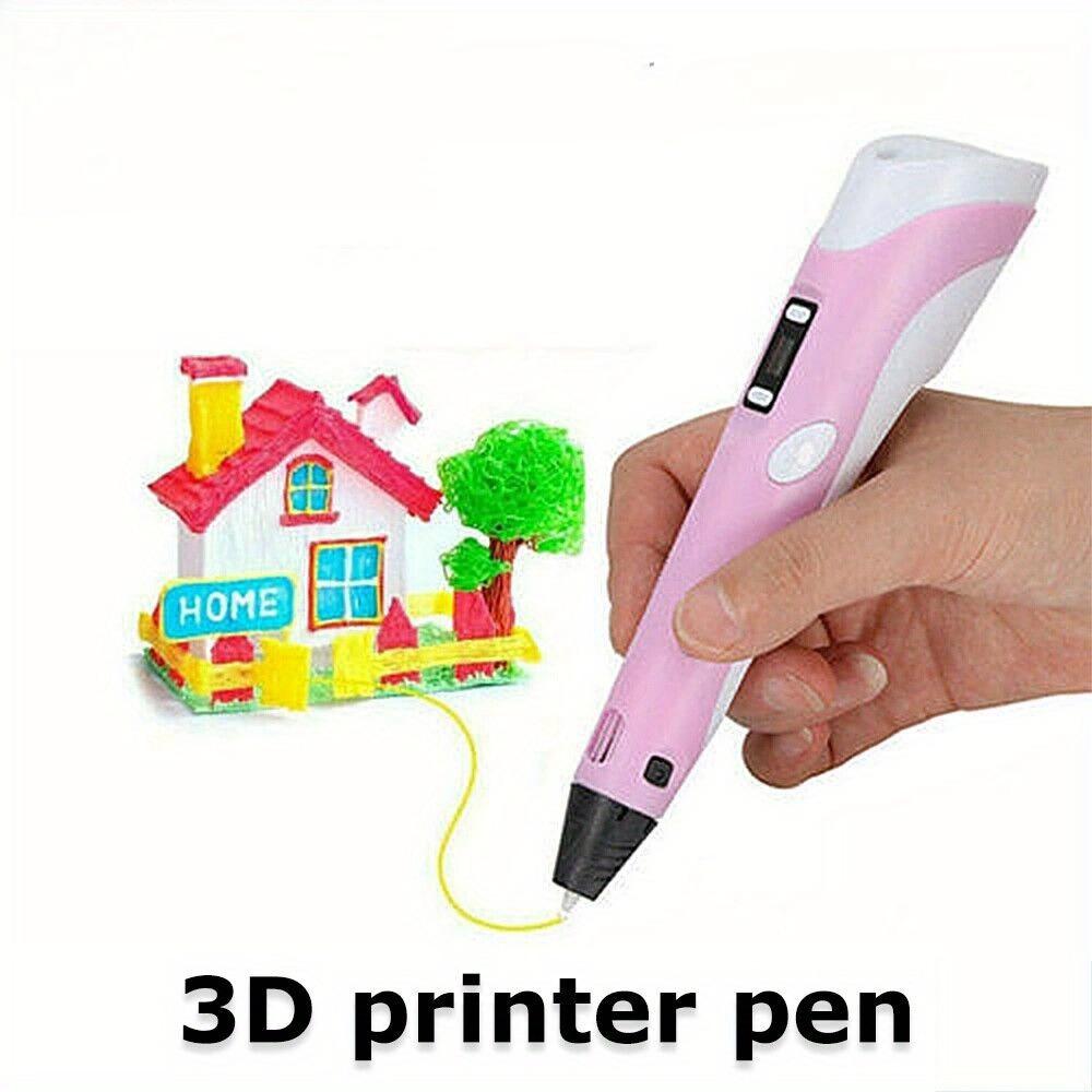 3D Printing Pen for Adults, 60s Fast Melt, Dual-Temp Ctrl, Ergo Grip, 5m ABS PLA Filament, English Guide, Ideal Creative Gift for DIY Crafts & Model Building