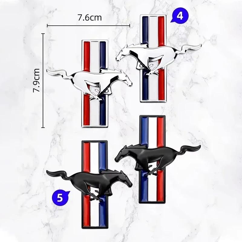 Car 3D Metal Badges Trunk Body Window Side Decoration Sticker For Ford ST Line Focus Mustang Fiesta Puma Ranger Kuga MK7 MAX F15