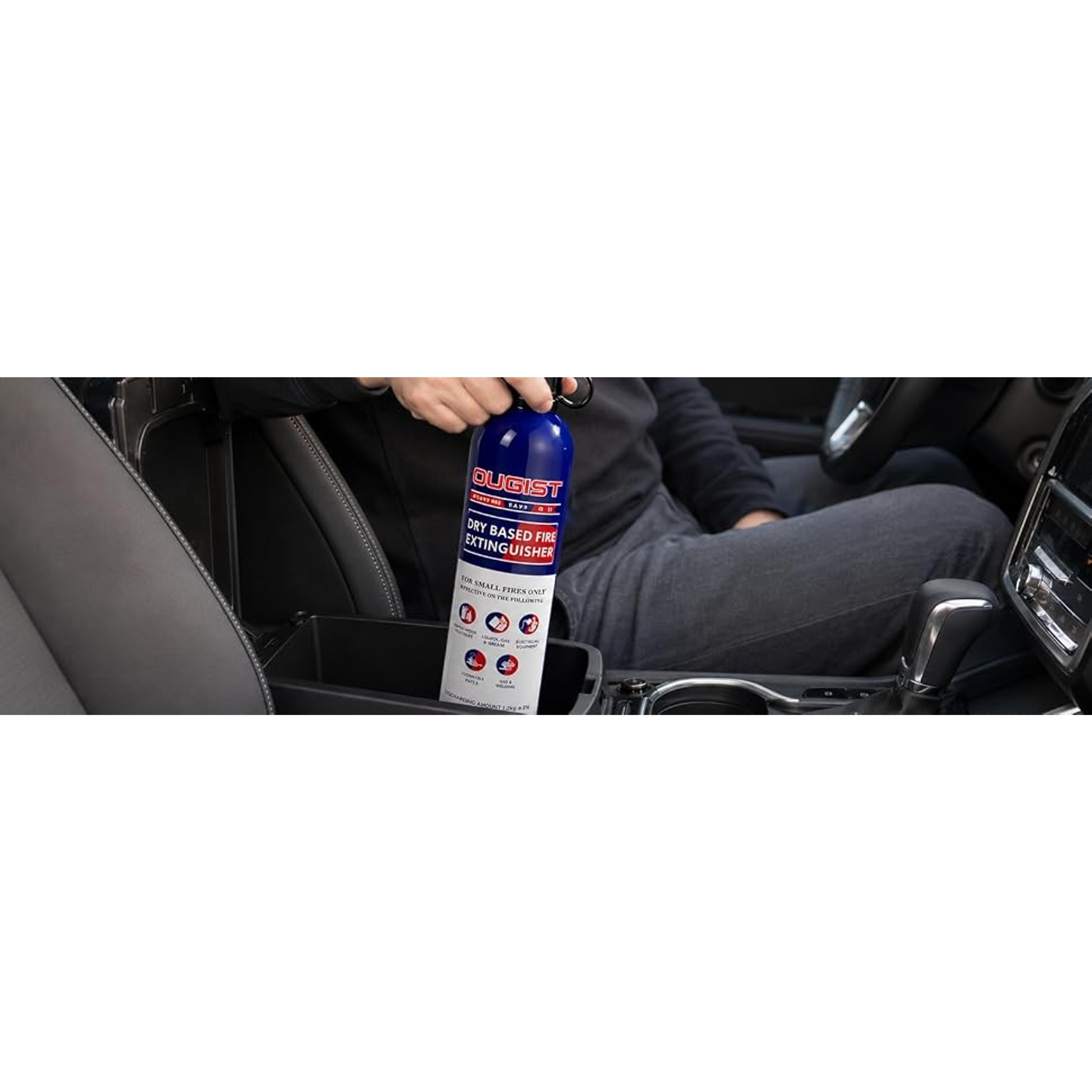 Portable Dry Chemical Fire Extinguisher for Home & Vehicle - Grease & Electrical Fire Extinguisher for Kitchen, Car, Easy for All Ages to Use (2-Pack, 1.32lb Each) Portable Dry Chemical Fire Extinguisher for Home & Vehicle - Grease & Electrical Fire Extinguisher for Kitchen, Car, Easy for All Ages to Use (2-Pack, 1.32lb Each)