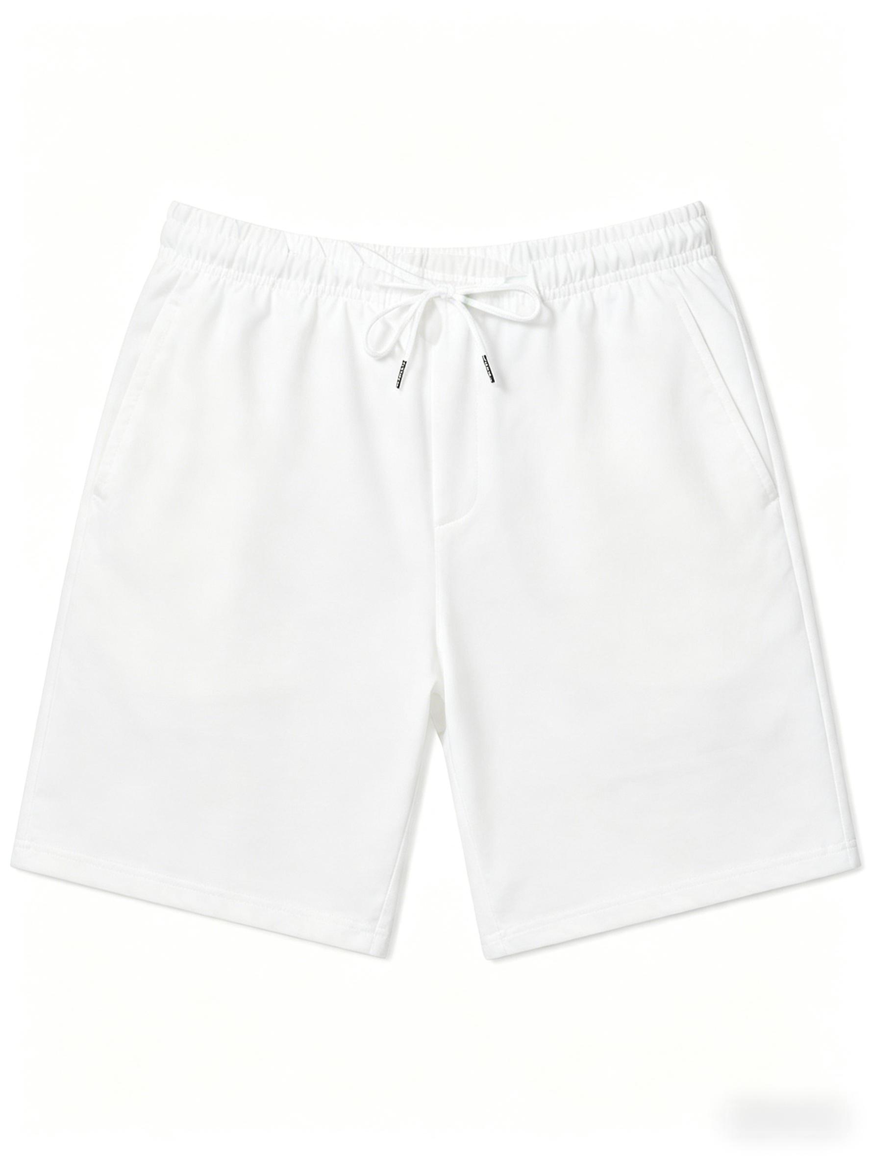 Men's Beach Shorts - Flat Digital Print Pattern - No Texture - Mountaineering Adventure Logo, Summer Beach Swimming Shorts with Elastic Waistband and Drawstring, Loose Fit, Lightweight, Perfect Gift for Easter, St. Patrick's Day, Father's Day, Ideal for S