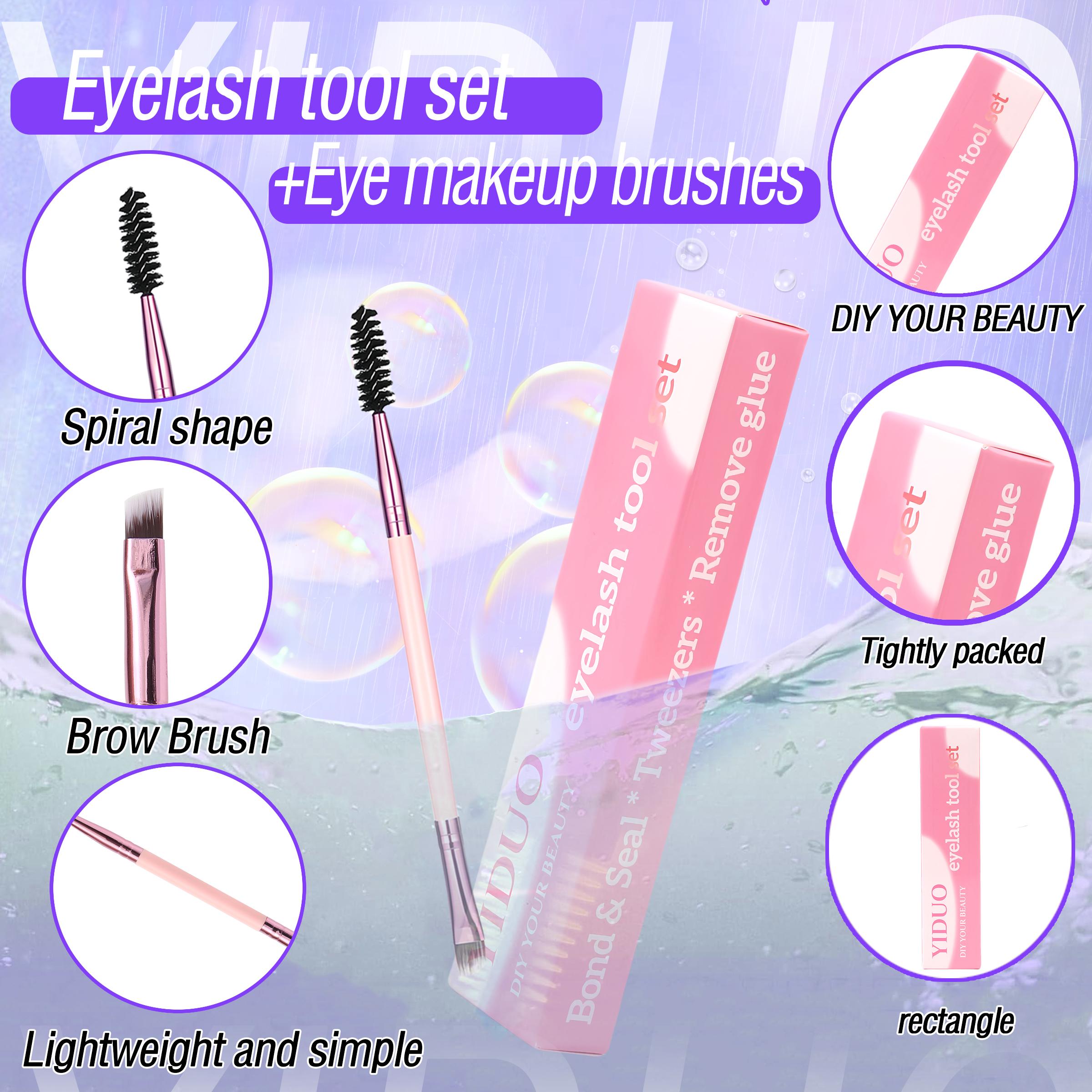 3 Styles Lash Clusters Kit Great value Lash Kit 10-18mm Clusters Extensions Natural Look Eyelash Extensions DIY Individual Lash Kit with Lash Bond and Seal, Lash Remover,Lash Tweezers,Eyelash Brush, Eyelash Tools Exquisite Eyelash Gift Set