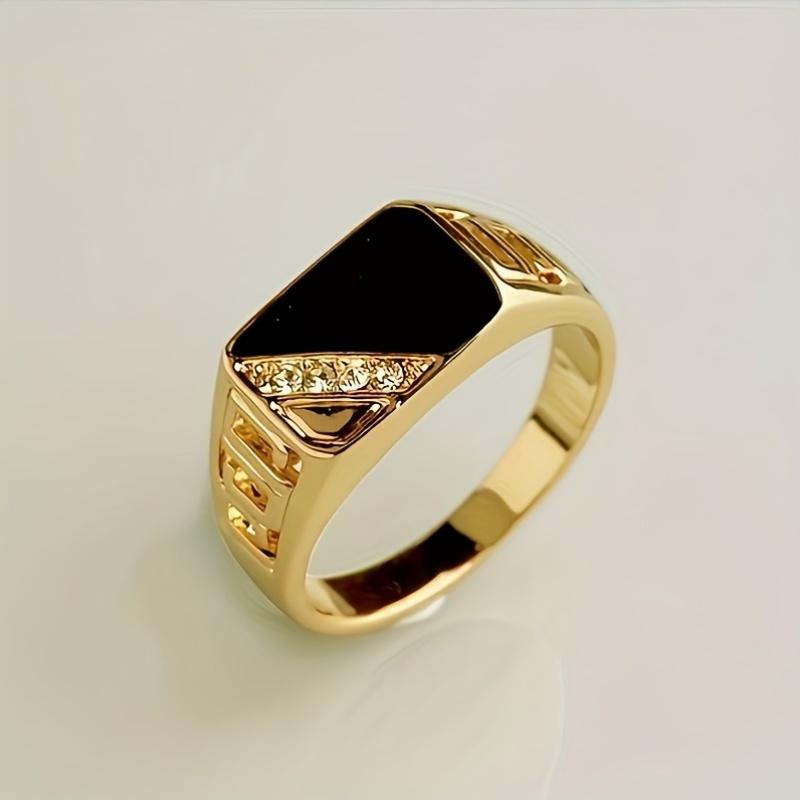 Classic square triangular oil-drip ring, unique and simple design, suitable for daily wear
