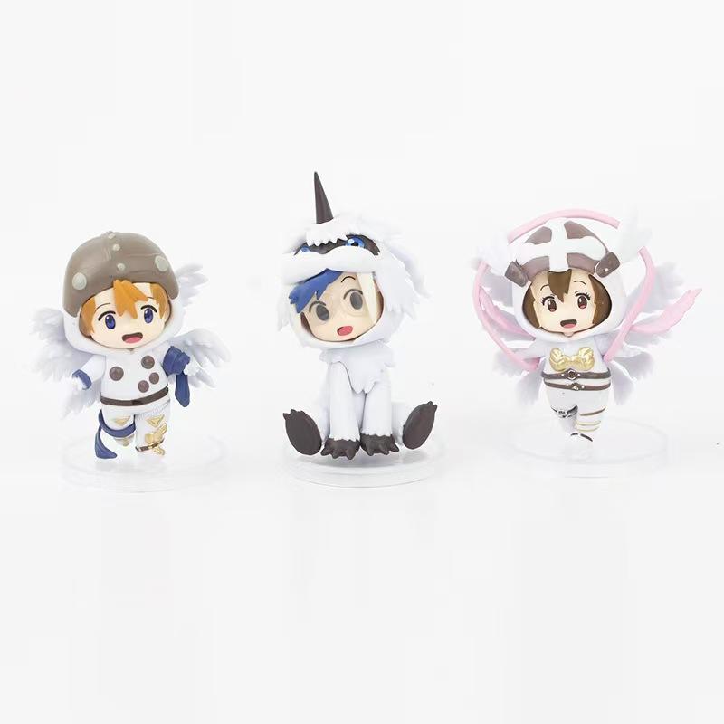 Anime Digimon Adventure Figure Toys Kawaii Digital Monster Agumon Figurine Cute Gabumon PVC Model Desktop Ornament BIrthday Gift