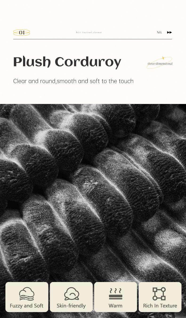 【2 Packages Shipping】105.9" L-Shaped Boneless Sectional Cloud Couch Corduroy Velvet Modular with Chaise No Assembly Required Sofa Living room furniture