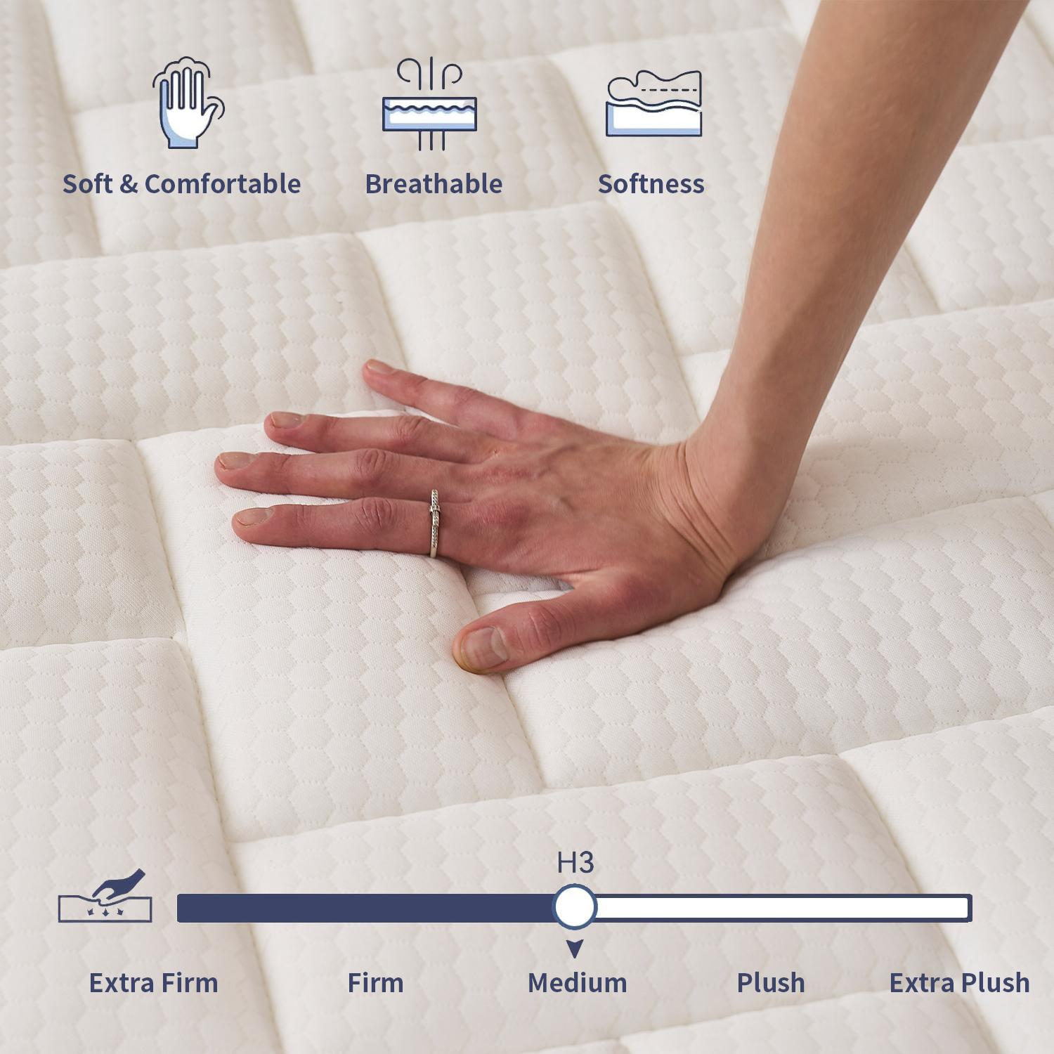 【EVLWZL】8/10/12/14 inch Twin, Full, Queen, King Boxed Memory Foam Mattress Medium Firm Soft & Comfortable sweet night hybrid bed modern Mattress Bedroom Comfy Aesthetic Design queen size mattress