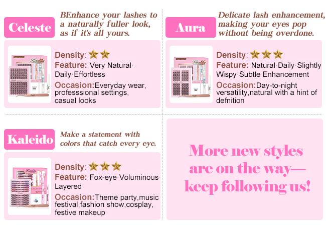 Flare | Kisslily Natural Black Lashes With Invisible Band Diy Eyelash Extension Kit Bond And Seal Eyelash Glue and Lash Remover Beginner Friendly Individual Lashes Waterproof and Long lasting Makeup For Girl Cosmetic #TikTokShopBacktoSchool