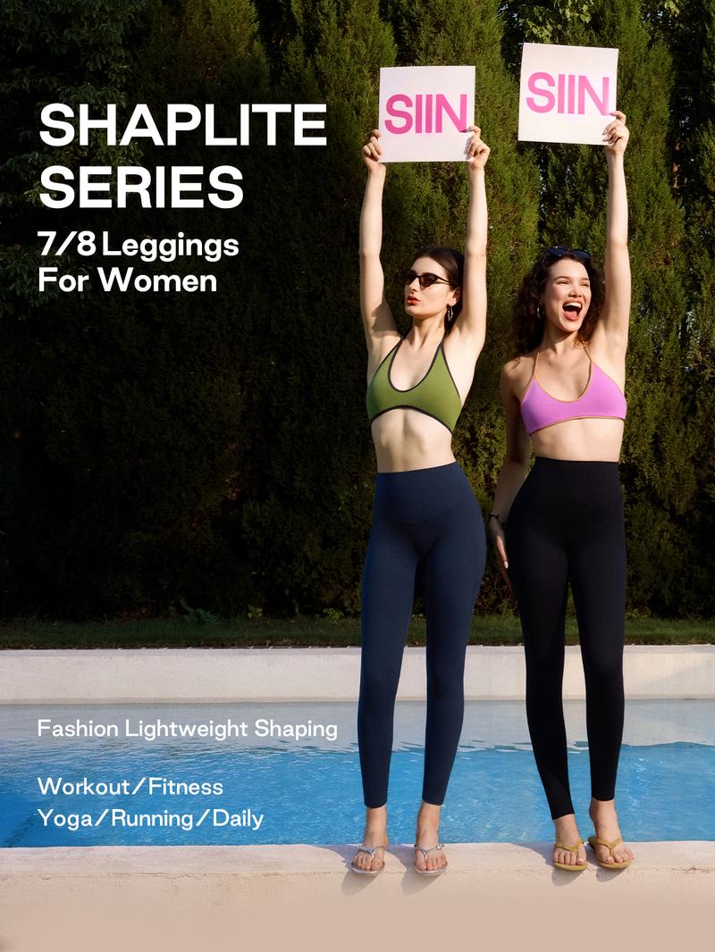 SIINSIIN Shaplite Leggings - High-Waisted, Moisture-Wicking, Breathable Tummy Control Yoga Pants for Running, Cycling & Fitness - All Seasons Gym Bottoms SIINSIIN Shaplite Leggings - High-Waisted, Moisture-Wicking, Breathable Tummy Control Yoga Pants for Running, Cycling & Fitness - All Seasons Gym Bottoms